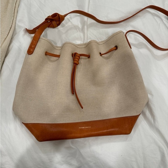 Mansur Gavriel Bags Mansur Gavriel Bucket Bag Natural Large
